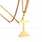 Men's Titanium Pendant Cross Punk Cross PN-867