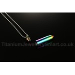 Unisex Titanium Pendant Bullet Openable PN-027