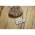 Unisex Titanium Pendant Hollow Tag NC-378