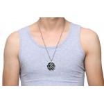 Men's Titanium Pendant Round PN-841S