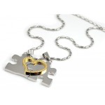 Puzzle Heart-shaped pendant