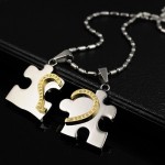 Puzzle Heart-shaped pendant