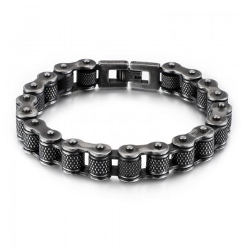  men's titanium biker chain bicycle bracelet