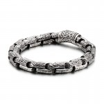 Fashion Cool titanium dragon head jewelry for men vintage trendy men casting titanium dragon bracelet