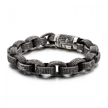  Fashion Cool titanium Tap Jewelry Men's Vintage Trendy Men's Casting titanium Dragon Bracelet