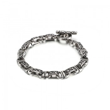 Ancient chic titanium men's bracelet