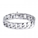  titanium bracelet version of the fashion bracelet Cuba chain men's bracelets