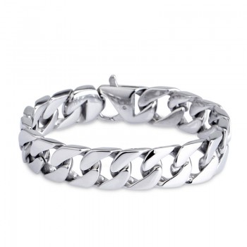  titanium bracelet version of the fashion bracelet Cuba chain men's bracelets