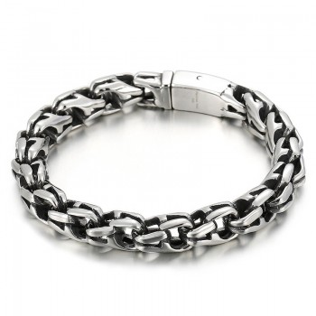 Vintage Cool generous pattern popular titanium bracelet 