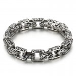  Floral pattern popular titanium bracelet accessories to send boyfriend gifts