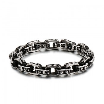 titanium skull bracelet chic biker ghost bracelet titanium jewelry