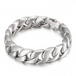 titanium Black Men's Bracelet Men's Chain