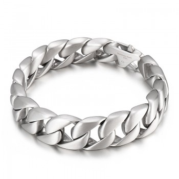 titanium Black Men's Bracelet Men's Chain