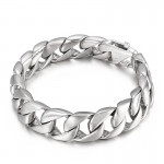 titanium Black Men's Bracelet Men's Chain