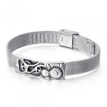  Fashion mechanical titanium bracelet watch chain men's bracelet