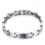 Men's magnet tungsten steel bracelet Supply Men's bracelet