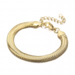 Fashion snake bone chain titanium men's and women's bracelets