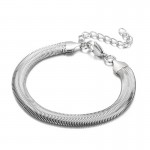 Fashion snake bone chain titanium men's and women's bracelets