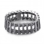  Retro chic keel titanium men's bracelet