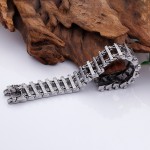  Retro chic keel titanium men's bracelet