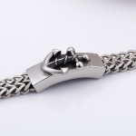  chic style anchor titanium bracelet for men