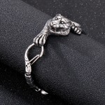  Cool Antique Gold Tiger titanium Bracelet for Men