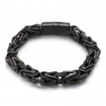  Cool rock hip-hop v-shaped titanium bracelet for men