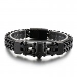   Cool Hip Hop Skull Men's titanium Bracelet