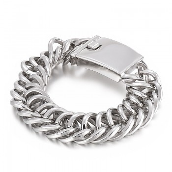  Simple Cool Men's titanium Bracelet