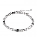 titanium Men's Hundred Necklace with Extension Chain