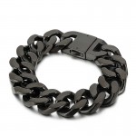  Black titanium bracelet fashion titanium jewelry
