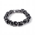  Alternative chic men's bracelets Cool titanium skull bracelets