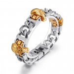 Skull bracelet bracelet bracelet HIPHOP street dance male titanium jewelry
