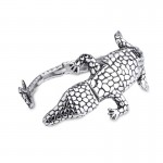 New animal lizard men's titanium bracelet