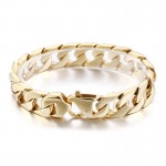 Chic men's titanium casual bracelet