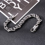   Fashion twist titanium bracelet for men