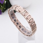   Fashion Electroplated magnet titanium bracelet for men