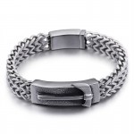  Shake the same axe bent titanium men's bracelet