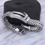  Shake the same axe bent titanium men's bracelet