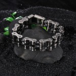   Street titanium men's bicycle bracelet