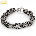  Cross titanium bracelet for men