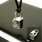 Cool Man Love Lock Titanium Steel Pendant Necklace-New