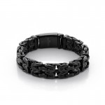   v-shaped hollow men's titanium bracelet