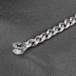 Popular chic style snail buckle titanium bracelet for men
