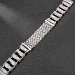 Popular All Steel Biker Strap Men's titanium Bracelet
