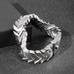  Cool Men's chic Style Snake Bone Titanium Bracelet for Gifts