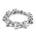  Popular Animal Head Men's Titanium Bracelet