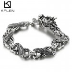  Cool Men's Titanium Dragon Bracelet