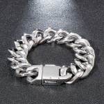  Cool men's hand jewelry fashion titanium glossy bracelets