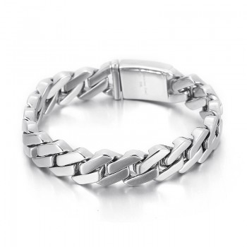 chic style titanium bracelet for men